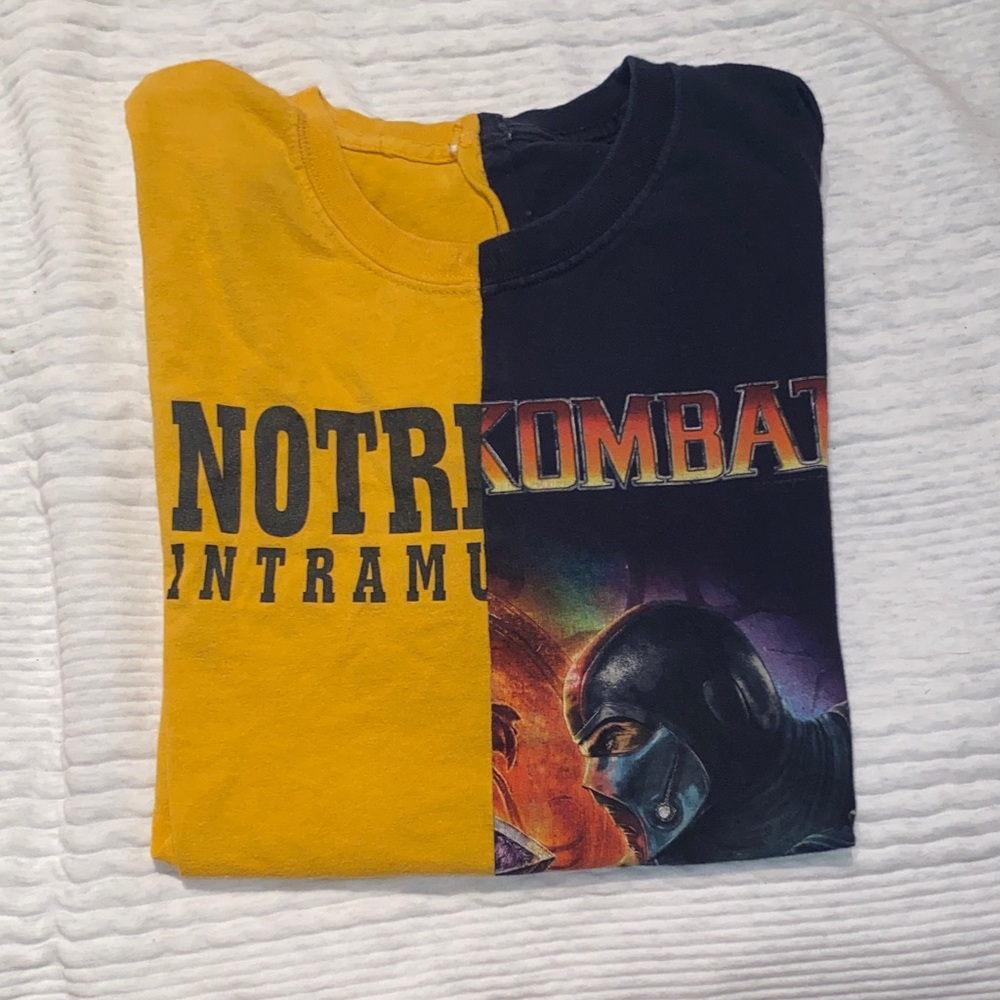 50/50 Graphic T-Shirt - Yellow and Black